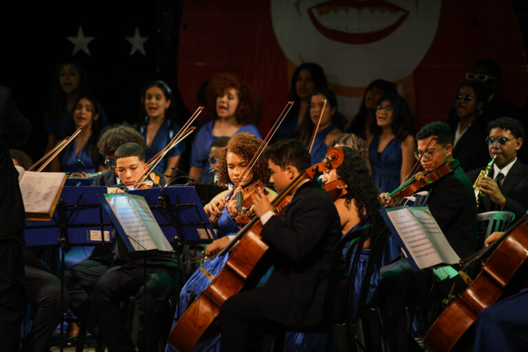 Alunos da Orquestra